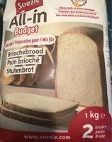 Mängden socker i Preparation pour pain brioché