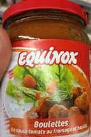 Mängden socker i Boulettes en sauce tomate fromage et basilic