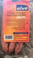 Mängden socker i Saucisses sèches