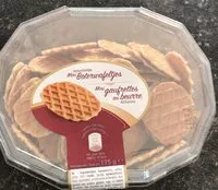 Mängden socker i Mini gaufrettes au beurre
