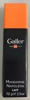 Mängden socker i Bâton Galler Mandarine Napoléon-Lait