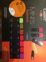 Mängden socker i Etui Cadeau 18 Mini-pralinenriegel