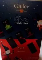 Mängden socker i Les mini's tablettes assortiment chocolat noir