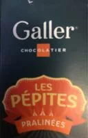 Mängden socker i Les pépites pralinées