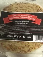 Mängden socker i Crêpes authentiques