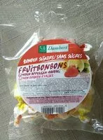Mängden socker i Damhert Nutrition Bonbons Tendres Fruits