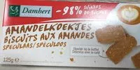 Mängden socker i Damhert Amandelkoekjes Suikervrij