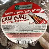 Mängden socker i Cola Gums (sans sucres)