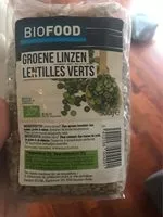 Mängden socker i Lentilles vertes