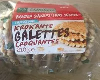 Mängden socker i Galettes croquantes