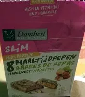 Mängden socker i Barres de repas noisettes