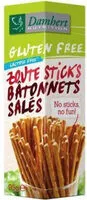 Mängden socker i Bâtonnets salés sans gluten