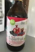 Mängden socker i Cocktail Superfruits Bio