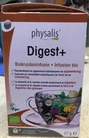 Mängden socker i Digest+ infusion bio