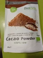 Mängden socker i Cacao Cru Bio En Poudre - 200 GR - Biotona