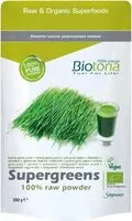 Mängden socker i Supergreens Mélange De Poudre Détox Bio - 200 G - Biotona