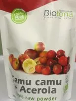 Mängden socker i Mix Camu Camu Et Acerola En Poudre Bio - 200 G - Biotona