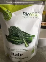 Mängden socker i Kale 100% raw powder