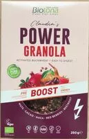 Mängden socker i Power Granola Boost