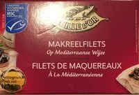 Mängden socker i Filet de maquereaux a la mediterraneenne
