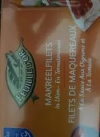 Mängden socker i Filets de maquereaux à la sauce tomate