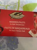 Mängden socker i Filets de maquereaux en sauce tomate chili