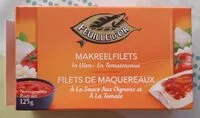 Mängden socker i Filets de maquereaux à la sauce aux oignons et à la tomate