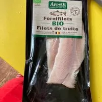 Mängden socker i Filets de truite bio