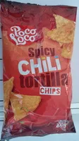 Mängden socker i Spicy chili tortilla - Chips