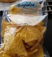 Mängden socker i Tortilla chips Sea salt