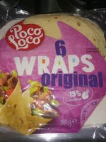 Mängden socker i Poco Loco Wraps Original