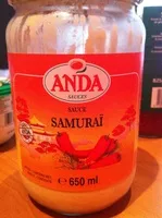 Mängden socker i Sauce Samuraï