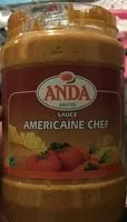 Mängden socker i Americaine chef