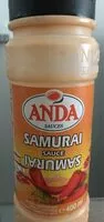 Mängden socker i Sauce samurai