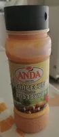 Mängden socker i Anda barbecue sauce