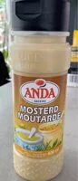 Mängden socker i Moutarde