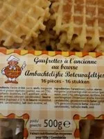 Mängden socker i Gaufrettes à l'Ancienne au Beurre