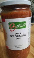 Mängden socker i Sauce bolognaise