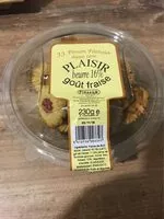 Mängden socker i Pinson Display Bol Beurre "Rouge" Fraise 14X230G