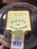 Mängden socker i Palets aux noisettes