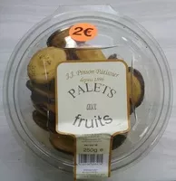 Mängden socker i Palets aux fruits