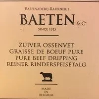 Mängden socker i Graisse de boeuf pur