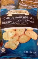 Mängden socker i Pommes Sarladaises en graisse de canard