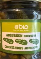 Mängden socker i Cornichons aigre-doux