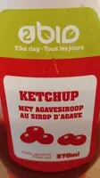 Mängden socker i Ketchup au sirop d'agave