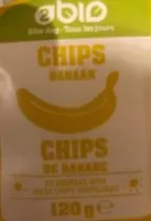 Mängden socker i Chips de banane