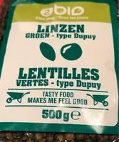 Mängden socker i Lentilles vertes