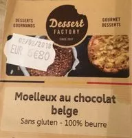 Mängden socker i Moelleux au chocolat belge