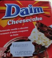 Mängden socker i Daim cheesecake