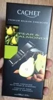 Mängden socker i Dark chocolate almonds & pear